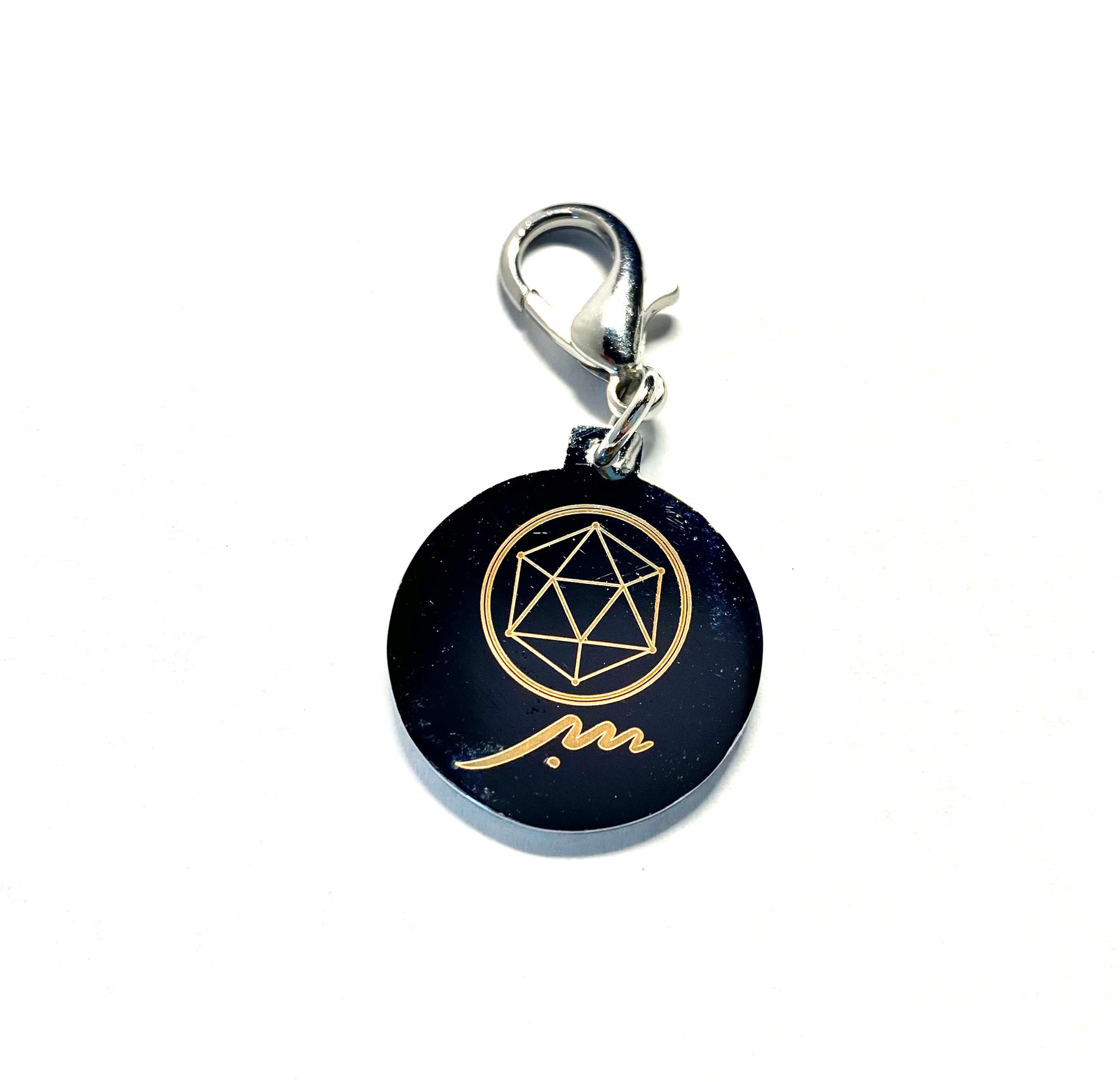 NOUVEAU: Médaille Icosaèdre Chien
